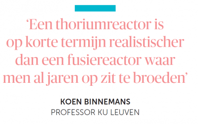 Prof. Binnemans on thorium nuclear reactors in Norwegian television series Occupied