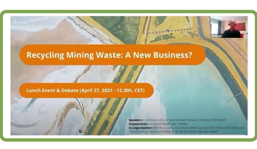 5 lessons learned from NEMO’s event on remining extractive waste (April 2021)
