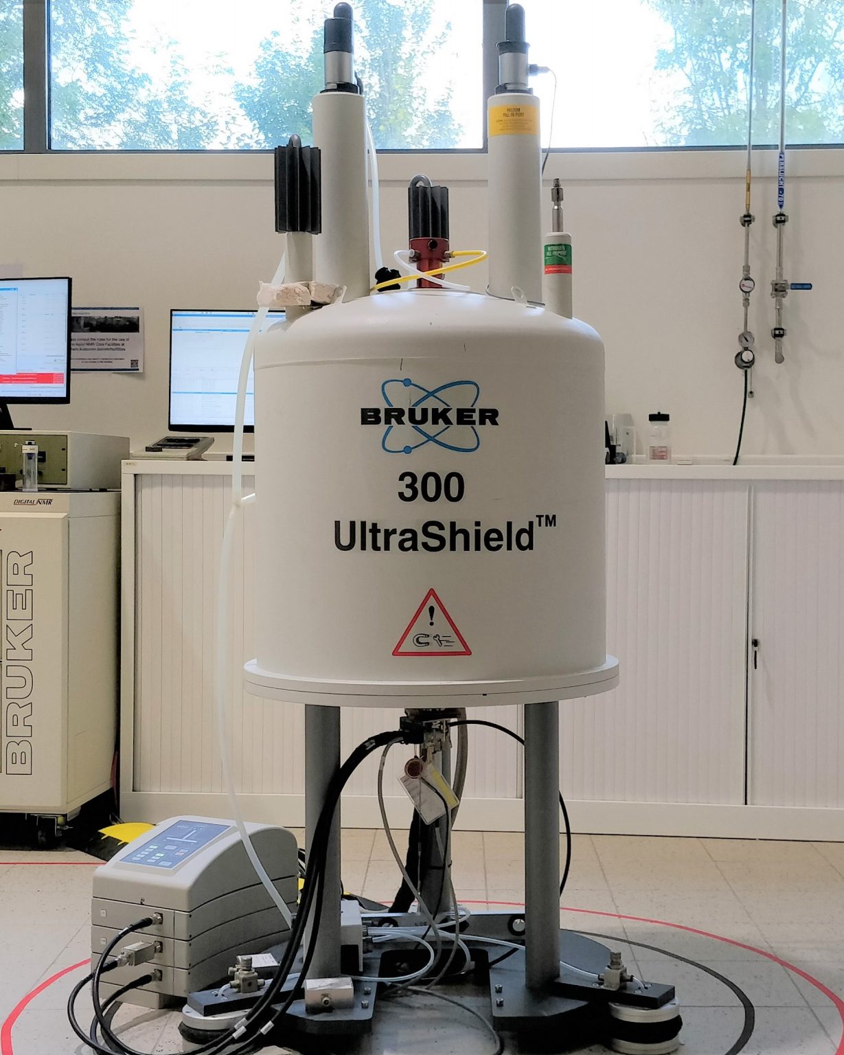 Nuclear magnetic resonance (NMR) spectroscopy Bruker Avance 300 MHz